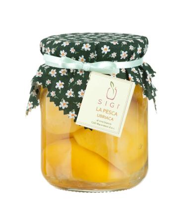 SIGI Azienda Agricola Fruit Box Syruped Peach Drunk Fruit Glass 540g