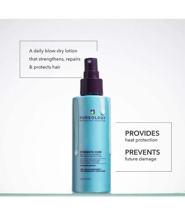Pureology Strength Cure Miracle Filler Spray - Repair Damaged Color-Treated Hair | Heat Protectant | Sulfate-Free & Vegan - 5.1 Fl Oz - Buy Online on GoSupps.com