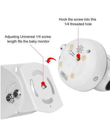 Adjustable Angle Wall Mount for Baby Monitors - Aluminum Alloy | Universal Camera Holder - Buy Online on GoSupps.com