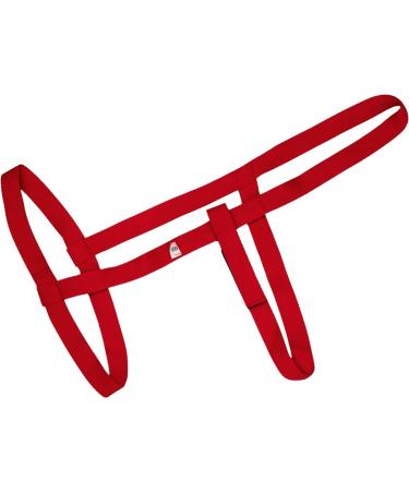 Marengos Weide Halver | Soft Halter for Horses & Ponies | Comfortable Handlebar for Pasture | Adjustable Velcro Hiking Stride Sizes - Red Pony - Buy Online on GoSupps.com