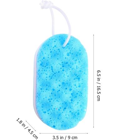 SHERCHPRY 3pcs Three Layer Bath Sponge Set - Gentle Face & Body Cleaning Sponges for Women | Painless Bath Scrubber & Baby Massage Brush - Buy Online on GoSupps.com