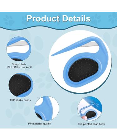 Adiwo Pet Knotting Comb - Steel Blade Knot Removal Tool for Cats | De-Filtered Hair Detangler & Undercoat Brush | 1 Piece - Buy Online on GoSupps.com