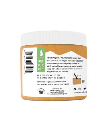 Natural Almond Butter Honey Jar 16oz - Olive Oil, No Hydrogenated Oils, Non-GMO, Gluten Free - 1lb Honey Pack - Buy Online on GoSupps.com