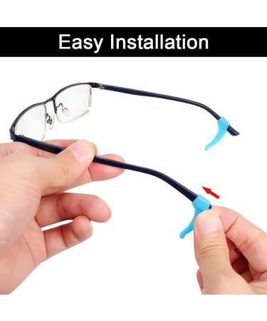 6 Pairs Comfortable Silicone Anti-Slip Holder For Glasses Accessories Ear Hook Eyeglass Temple Tip Sports - Buy Online on GoSupps.com
