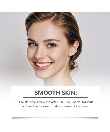 Facial hair removal cream - 50g painless facial shaving cream for women girls mothers wives beauty lovers travelers athletes for beards and eyebrows - Buy Online on GoSupps.com