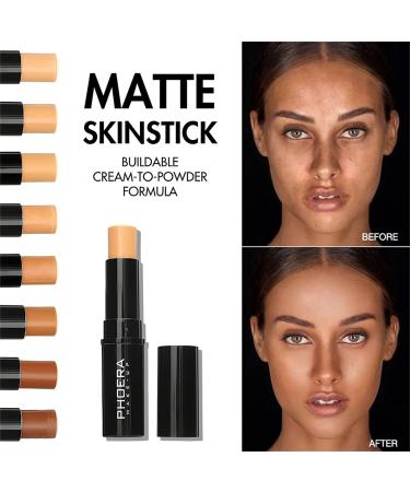 PHOERA Concealer Stick Highlighter Pen Contour Stick - Full Coverage Waterproof Creamy Makeup for Eyes and Dark Circles - 201 Porcelain - Buy Online on GoSupps.com