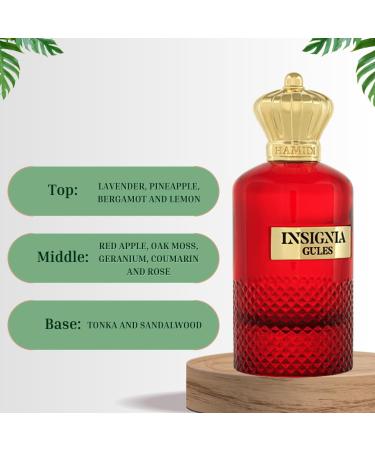 Hamidi INSIGNIA GULES Eau De Parfum Spray 105ML (3.5 OZ) - Long Lasting Perfume for Women Captivating & Harmonious Blend - Buy Online on GoSupps.com