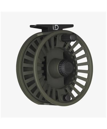Redington I.D Fly Fishing Reel, Personalization with Decal Application, Large Arbor Design O.D Green 5/6