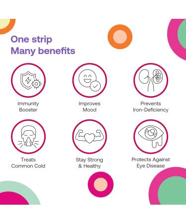 DISO - Vitamin C - Fast-Dissolving Oral Strips, Elderberry Flavor, Boosts Immunity, Vegan, Zero Sugar, Maximum Absorption, Gluten Free, Individually Wrapped, 30 Dissolvable Strips - Buy Online on GoSupps.com