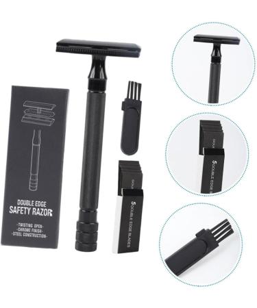 Minkissy Manual Razor Nose Hair Cutter & Mustache Trimmer | Stainless Steel Edge Razor Blades - Perfect Gift for Men - Buy Online on GoSupps.com