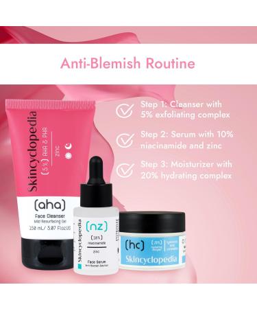 Skincyclopedia 5% Glycolic Acid Face Wash and Pore Minimizer - AHA and PHA Face Wash Gel for Dark Spots Blackheads Blemish and Acne Prone Skin - Deep Pore Cleanser for Normal to Oily Skin 150ml - Buy Online on GoSupps.com