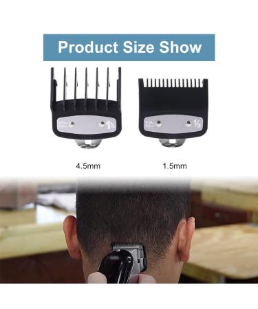Bartschneider Pickup Kamm-Set Kit | Sliding Beams & Comb Attachments for Clipper & Trimmer | 2-Piece Black Set for Hairdressing Salons - Buy Online on GoSupps.com
