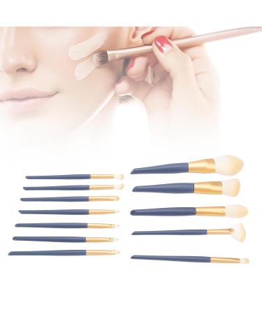 Soft Synthetic Makeup Brush Set (12pcs) - Professional Face & Eye Brushes for Powder Concealers Eyeshadows & Blush - Colorful Collection - Buy Online on GoSupps.com