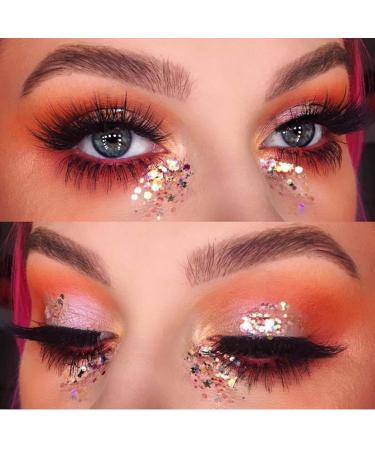 Shop Anderk 20 Boxes Glitter Chunky Face & Body Glitter for Makeup Nails Eyes & Hair 10ml 20 Vibrant Colors International Shipping Available - Buy Online on GoSupps.com