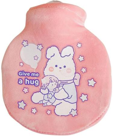 MAIES Hot Water Bottle | Heart Plush Fabric Cover | Winter Warm-Up | Stylish & Cozy Water Bag for Women - Buy Online on GoSupps.com