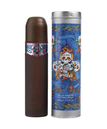 Cuba Wild Heart by Fragluxe Men's Eau De Toilette Spray 3.4 oz - 100% Authentic Thyme 3.4 Ounce