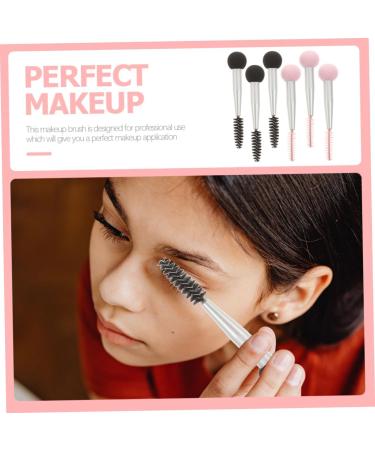 BELLIFFY 6pcs Sponge Makeup Brush Travel Makeup Eye Shadow Brush Makeup Sponge Brush Makeup Make up Sponge Brush Makeup Tool Makeup Double Head Brush Eyebrow Sponge Brush Mascara - Buy Online on GoSupps.com