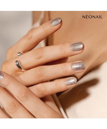 NEONAIL UV Nail Polish Base Coat Gel - Glitter Effect Base Gold Twinkle 7.2ml | Long-lasting Gel Varnish for Stunning Nails - Buy Online on GoSupps.com