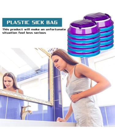 Disposable Vomit Bags 1000ml - 16 PCS High Density Emesis Bags for Car & Travel - Motion & Morning Sickness - Buy Online on GoSupps.com