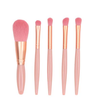 BEIJIALY Portable Makeup Brush Set - 5 Travel-Sized Soft Brushes for Beginners & Professionals - Ideal for Loose Powder & Eyeshadow - International Shipping Available - Buy Online on GoSupps.com