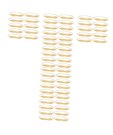 Balacoo 60 pcs Beginner Skin Headband Practice Eyebrow Professional Fake Supply for Silicone