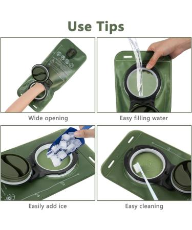 Flintronic 1.5L/2L BPA-Free Water Bladder | Leakproof Hydration System for Backpacks | Ideal Drinking Reservoir with Hose - Buy Online on GoSupps.com