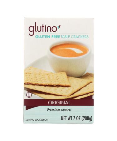 Glutino Table Crackers 7-ounce Boxes (Pack of 12)