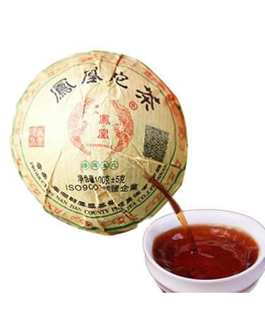 2 * 100g diff rentes saveurs Yunnan Phoenix th Pu'er th cru shu th Pu'er Tuocha