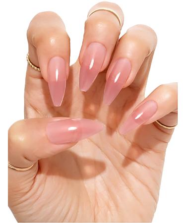 Dip Powder Clear Pink Color  2 Ounce/ 56 Gram  AMAZDIP Dipping Powder Nail System for French Nail Art Design Salon/DIY at Home 02-Crystal Pink - Buy Online on GoSupps.com