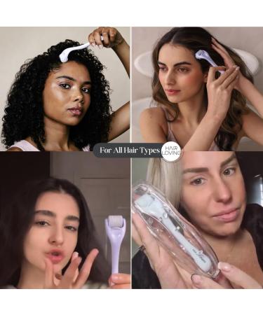 Derma Roller pour la croissance des cheveux micro aiguille repousse alop cie perte de cheveux traitement de calvitie stimulateur du follicule pileux pour la r g n ration des cheveux - Buy Online on GoSupps.com
