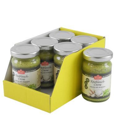 Garlic cream with herbs 6-pack (6 jars of 95 g each)