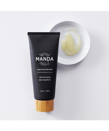 Manda Natural Moisturizing Ointment - Multipurpose Restorative Balm for Dry Skin, Diaper Rash, Bug Bite Itch Relief - Vitamin E & Enzyme-Infused Skincare - Buy Online on GoSupps.com