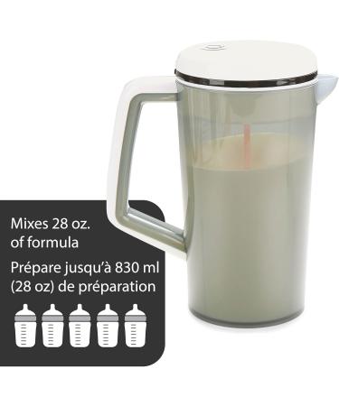 Baby Brezza One Step Motorized Baby Formula Mixing Pitcher No Air Bubble Electric Mixing for Infant Formula Powder for Baby Bottles - Large Capacity Mix 28oz of Formula - Portable for Travel - Buy Online on GoSupps.com