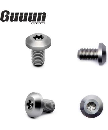 Guuun 1911 Grips Screws Set - Stainless Steel Fancy Silver Screws with O Rings and T10 Torx Key - Buy Online on GoSupps.com