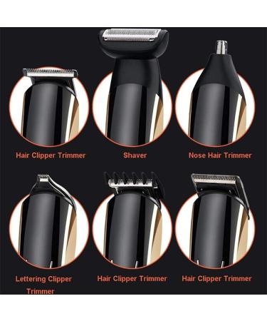 Pro Hair Clipper Cordless/Corded Hair Cutting Kit Trimmer Kit Professional Barber Kit Five in One for Men and Women Family - Buy Online on GoSupps.com