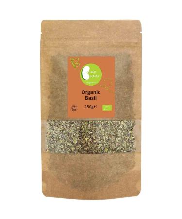 Organic Dried Basil - Certified Organic - by Busy Beans Organic (250g)