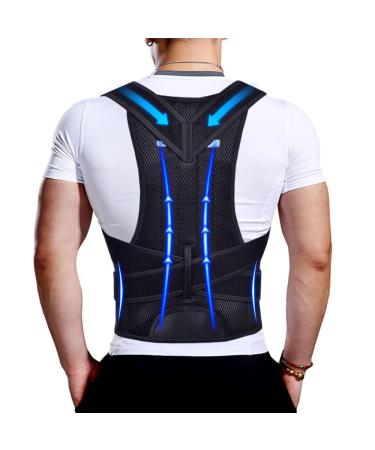 Upgraded Posture Corrector Back Brace for Men and Women New Version Lumbar Support for Posture Improving and Pain Relief Full Back Support for Neck Shoulder Waist Pain