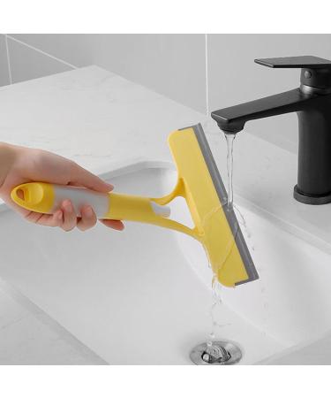 3 in 1 Glass Cleaning with Spray Bottle Wipe Shower Screen Clean Window Cleaning Tool Multi-Purpose Door Car Windshield Cleaner Blue - Buy Online on GoSupps.com