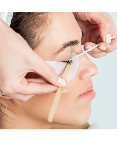 100 Pieces Easy Eyehip Extension Brush - Micro Applicator Makeup Cleaning Stick & Eyelash Lifting Accessories (White) - Best for Precision Application - Buy Online on GoSupps.com