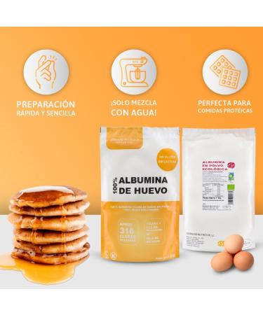  SERMAND SERMAND Organic Egg White Powder (1 kg) | Organic Egg White Powder | Egg Albumin | No Additives | Product - Buy Online on GoSupps.com