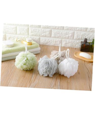 FOMIYES 4pcs Bath Sponge Set - Mesh Pouf Bath Balls for Shower - Premium Bathroom Supplies for a Luxurious Clean - Buy Online on GoSupps.com