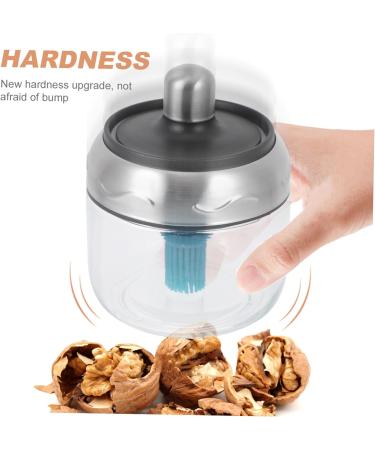 Zerodeko 1pc Castor Seasoning Storage Jar Glass Storage Jar Container with Lids Terrarium Fogger Concise Seasoning Pot Condiment Jars Honey Stainless Steel Storage Tank Pack - Buy Online on GoSupps.com