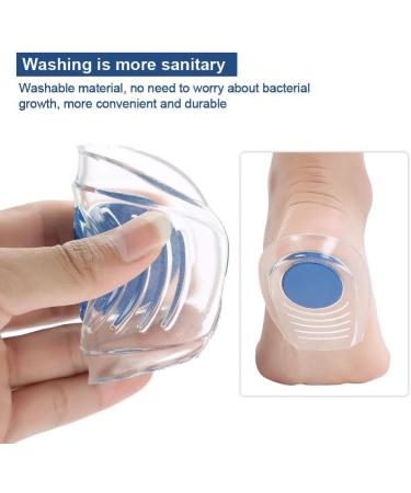 Heel Cups for Plantar Fasciitis - Silicone Insole Inserts for Pain Relief | Achilles Support for Men & Women | 2 Pairs - Buy Online on GoSupps.com