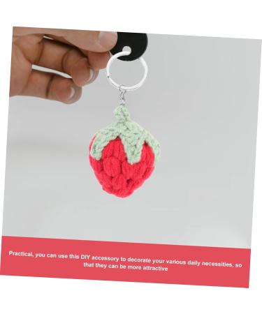 NUOBESTY 2pcs Key Chain Arts & Crafts Supplies Crochet Sewing Patches Hand Knitting Hairpin Charms - Buy Online on GoSupps.com