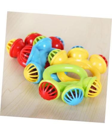 SAFIGLE 15 Pcs Hand Bell Newborn Boy Toys | Infant Teether Toy Set | Portable Plastic Baby Teether | Random Color | 10X8.5CM | Pack of 3 - Buy Online on GoSupps.com