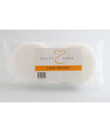 2x Super-soft Luxurious Soft & Gentle Baby Toddler Body Wash Sponge White - Buy Online on GoSupps.com