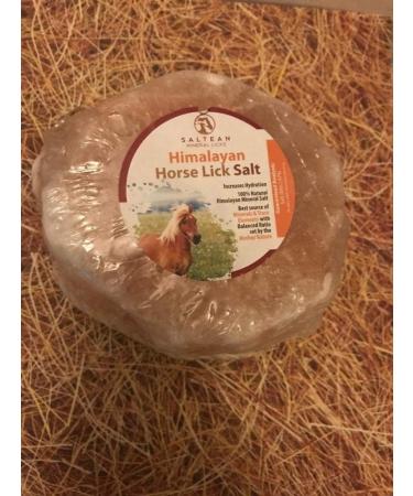 Horses Lick Natural Pink Salt with Hanging Rope - 1kg | Salt Range Pakistan - Buy Online on GoSupps.com