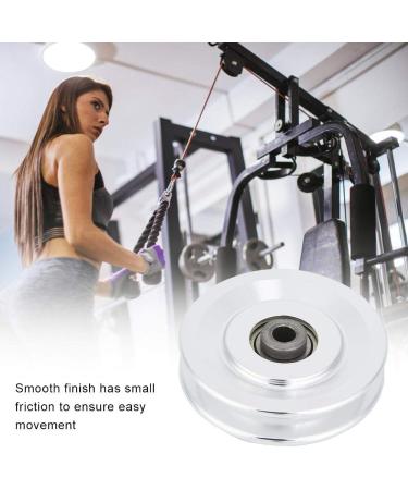 Aluminium Alloy Fitness Pulley Wheel for Home Gym Strength Training (90mm) - Buy Online on GoSupps.com