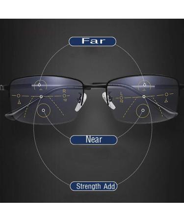 Blue Light Blocking Computer Readers 1.25 - Progressive Multifocus Reading Glasses - Buy Online on GoSupps.com