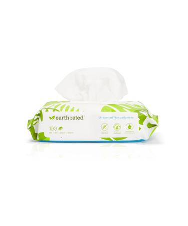 Earth Rated Dog Wipes Unscented 100 Wipes